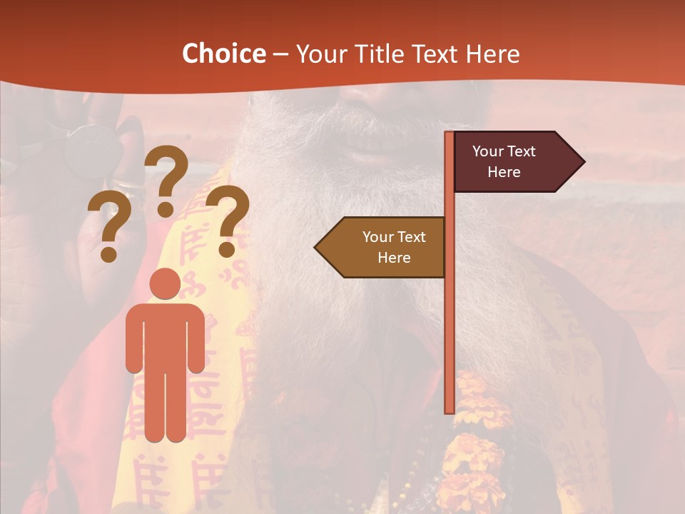 Assistance White Aging PowerPoint Template