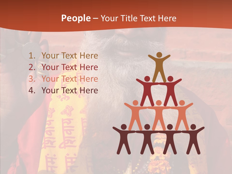 Assistance White Aging PowerPoint Template