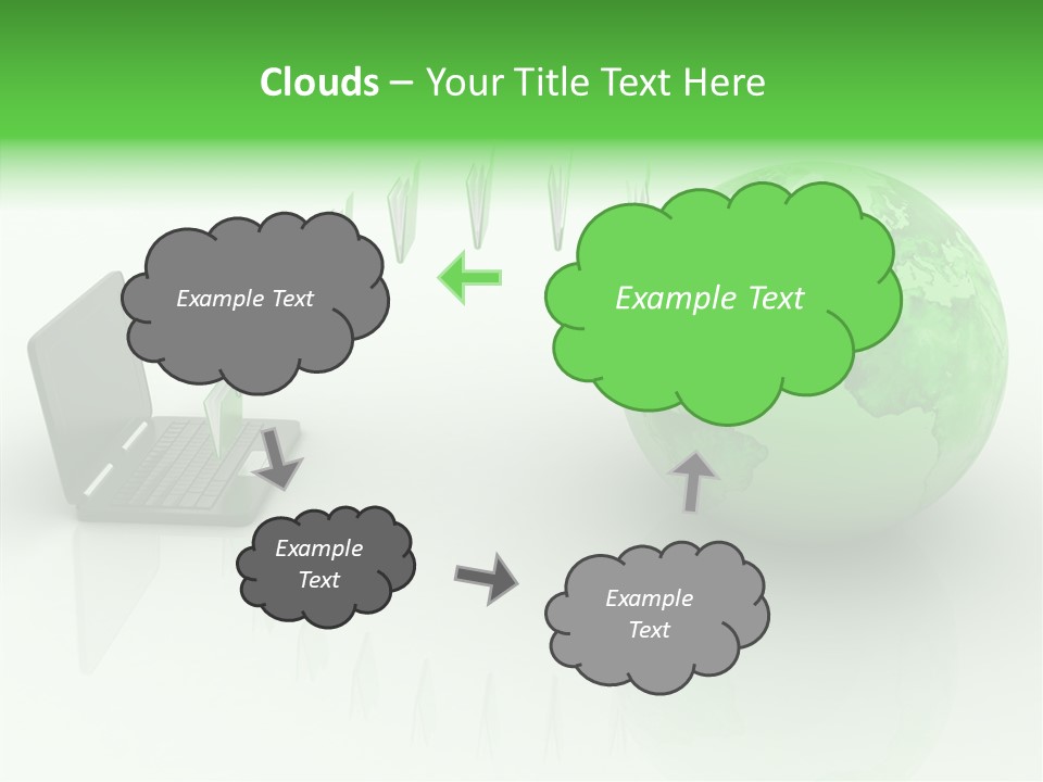 Female Helping Hand Finger PowerPoint Template