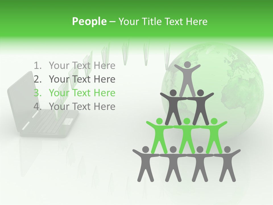 Female Helping Hand Finger PowerPoint Template