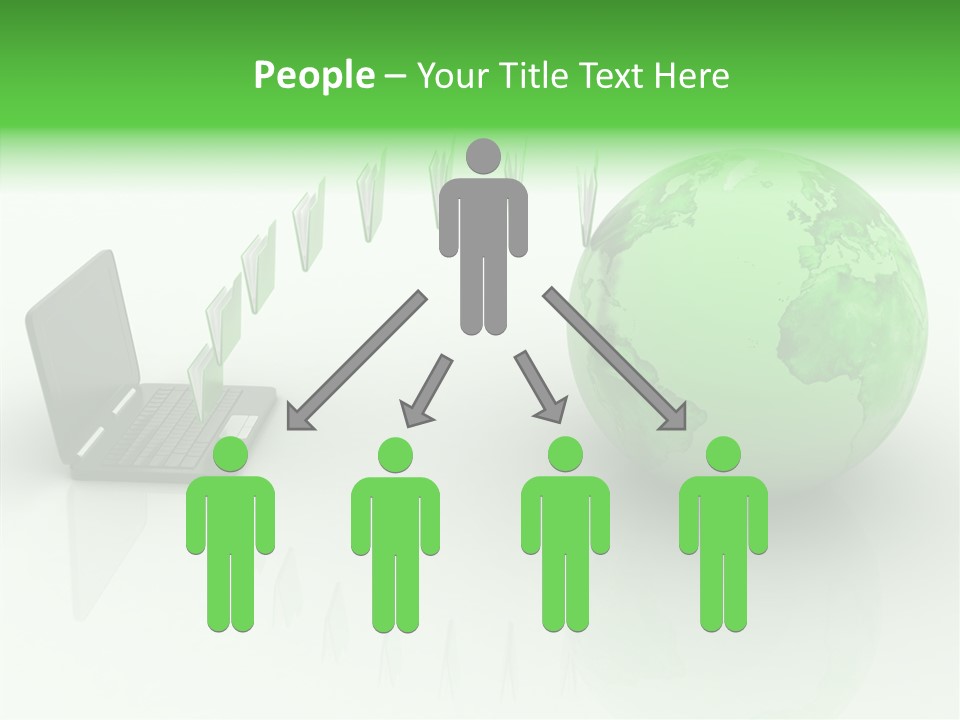 Female Helping Hand Finger PowerPoint Template