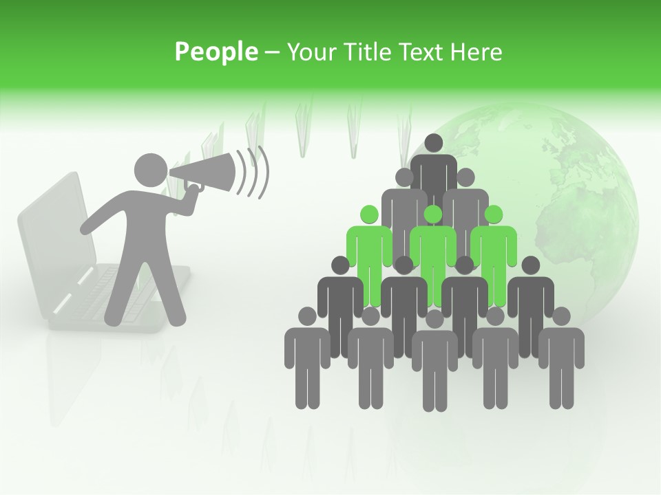 Female Helping Hand Finger PowerPoint Template