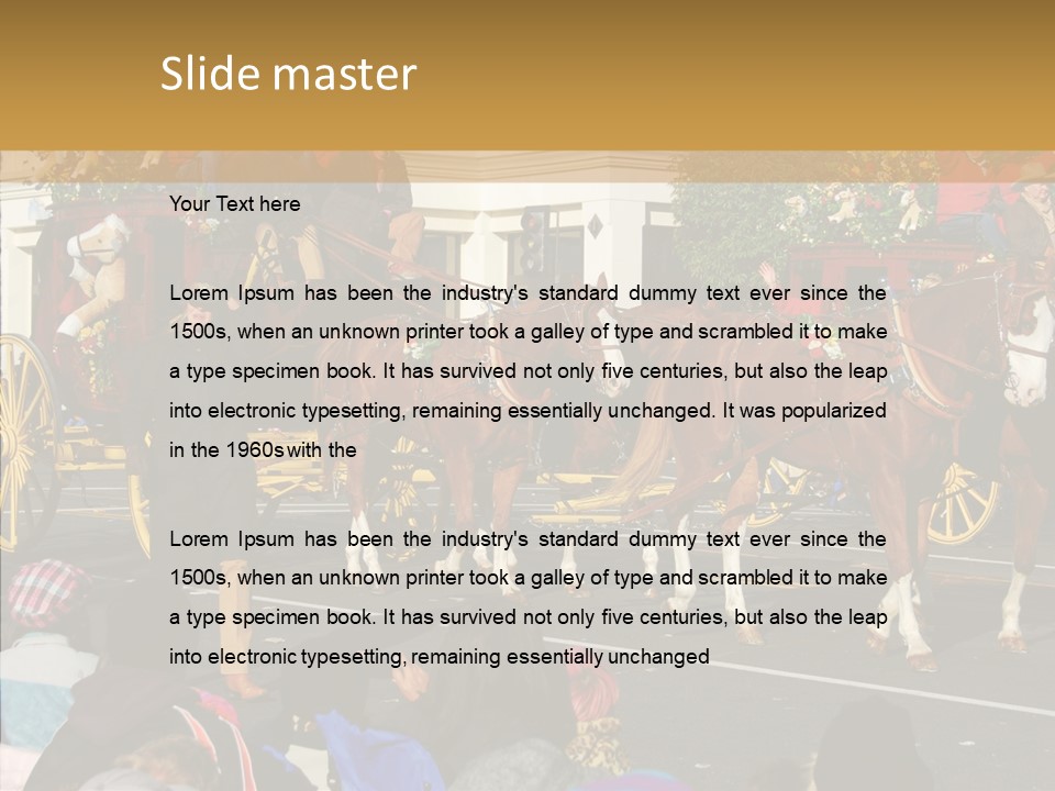 Senior  Closeup Hold PowerPoint Template