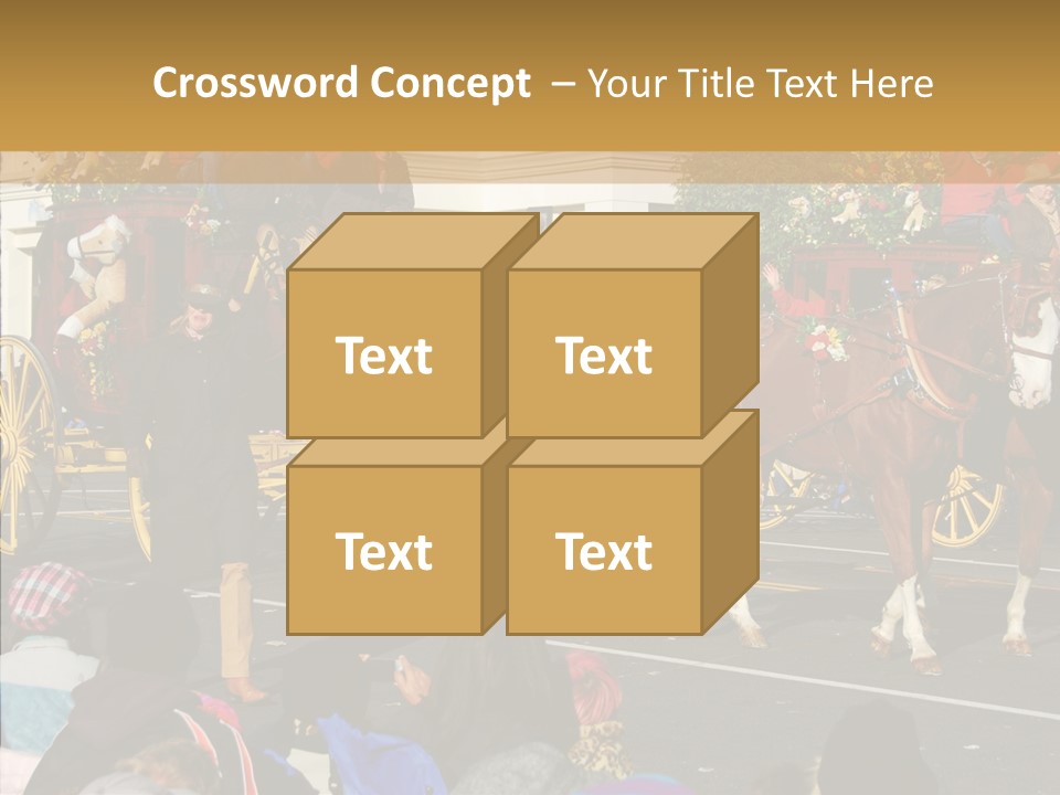 Senior  Closeup Hold PowerPoint Template