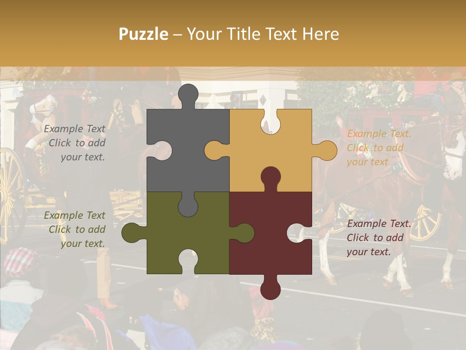 Senior  Closeup Hold PowerPoint Template