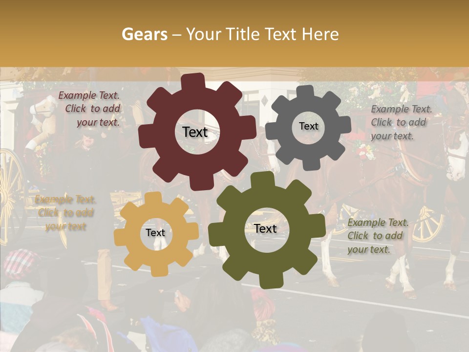 Senior  Closeup Hold PowerPoint Template