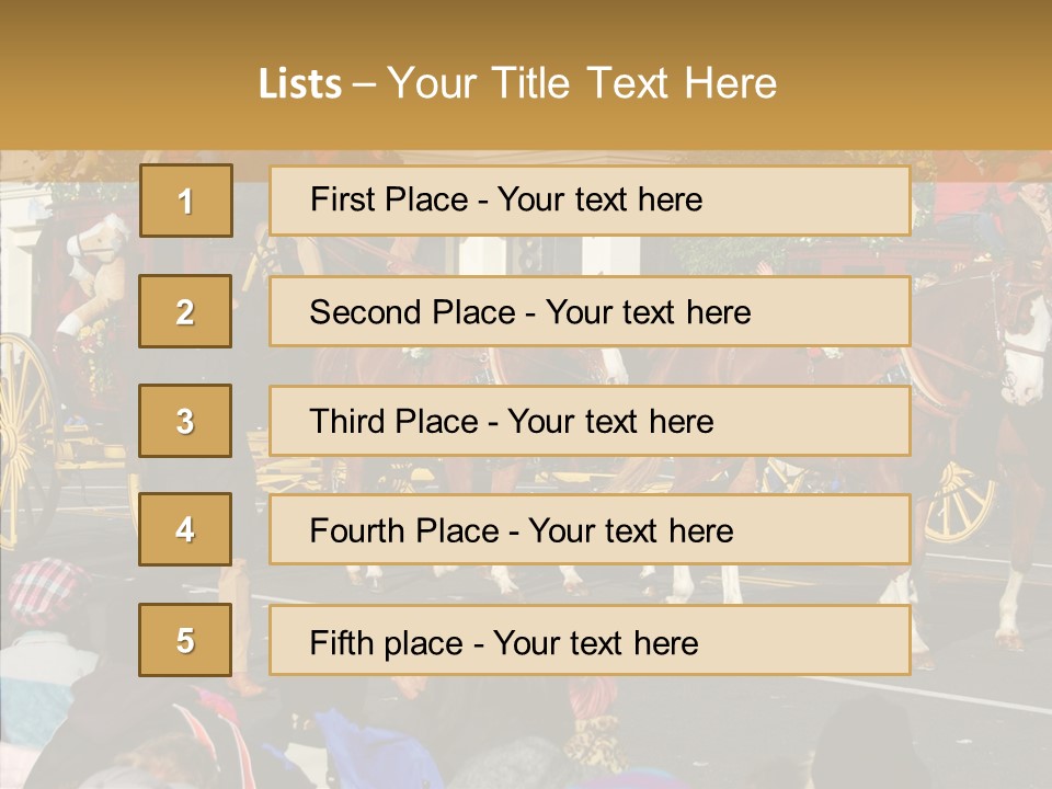 Senior  Closeup Hold PowerPoint Template