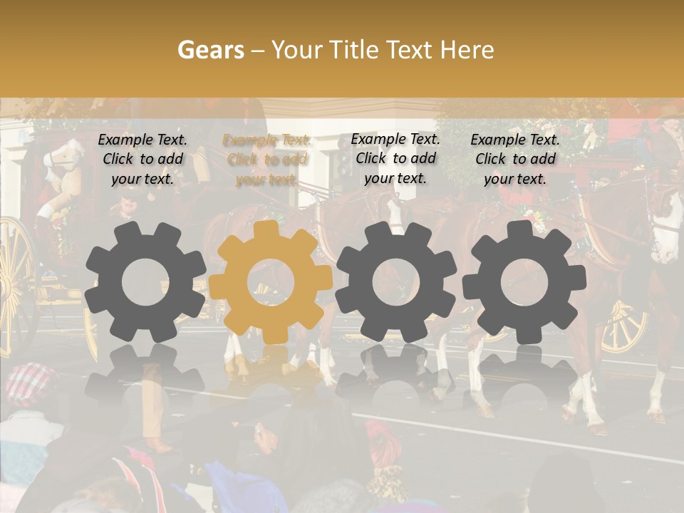 Senior  Closeup Hold PowerPoint Template