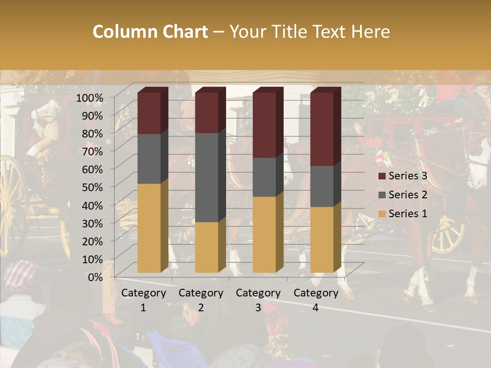 Senior  Closeup Hold PowerPoint Template
