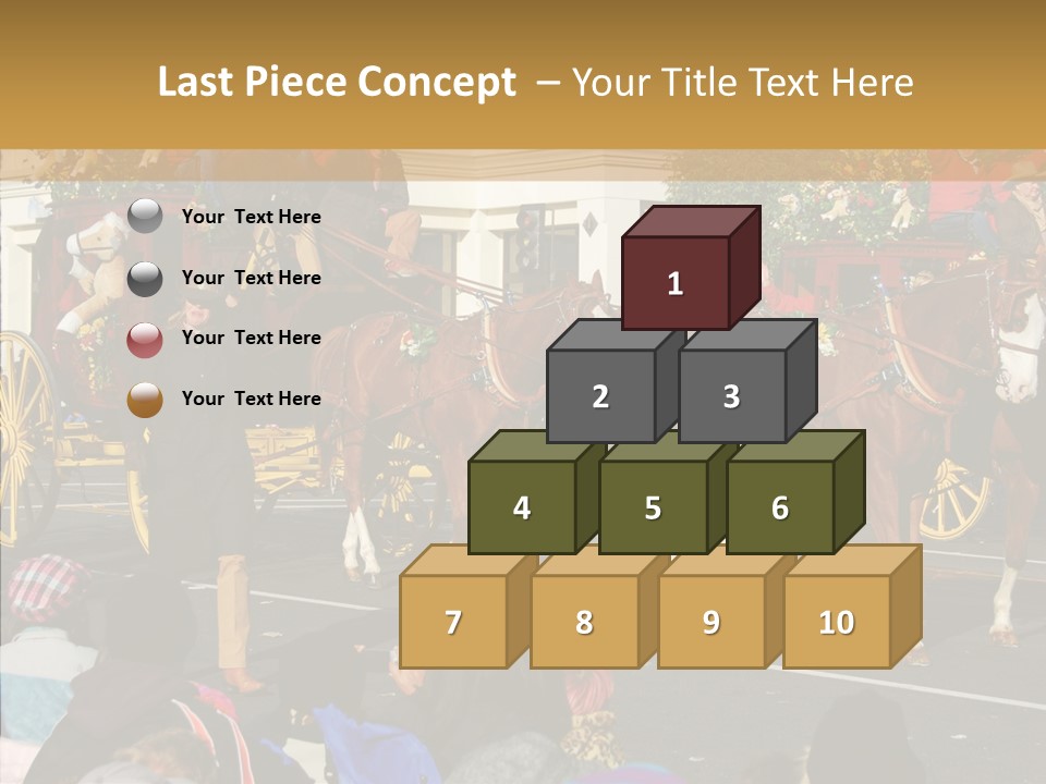 Senior  Closeup Hold PowerPoint Template