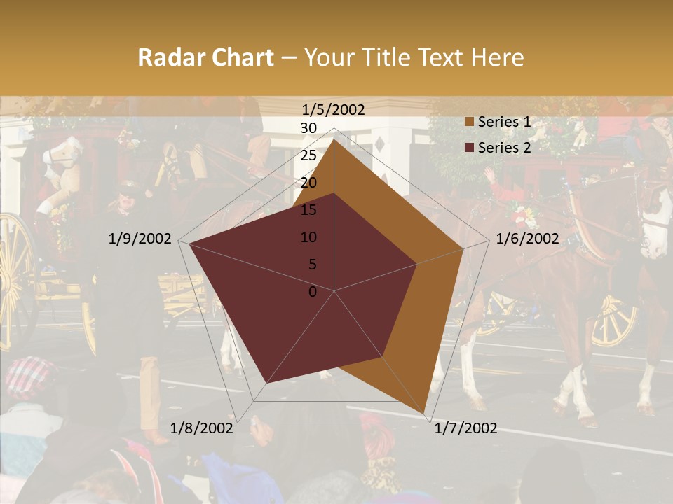 Senior  Closeup Hold PowerPoint Template