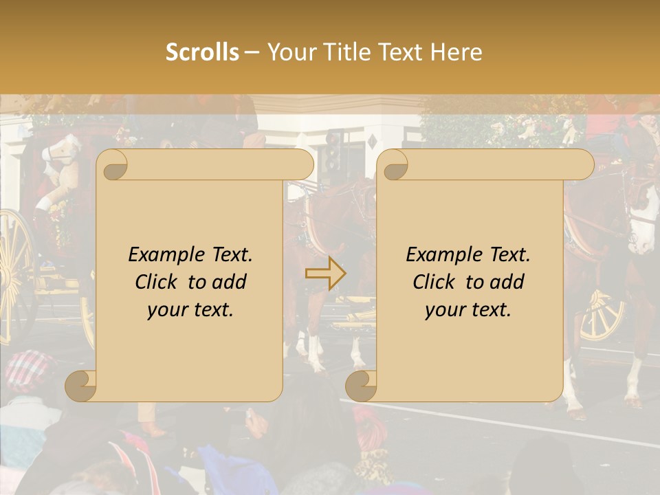 Senior  Closeup Hold PowerPoint Template