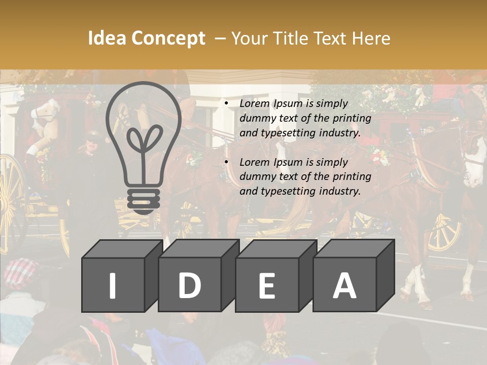 Senior  Closeup Hold PowerPoint Template