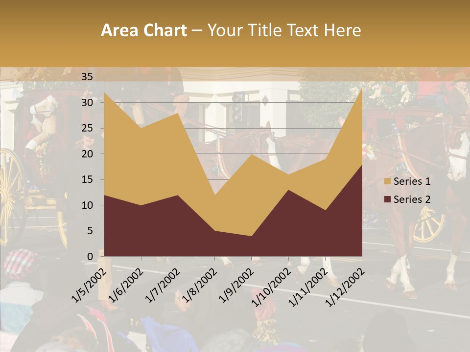 Senior  Closeup Hold PowerPoint Template