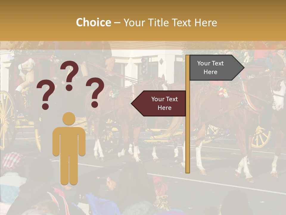 Senior  Closeup Hold PowerPoint Template