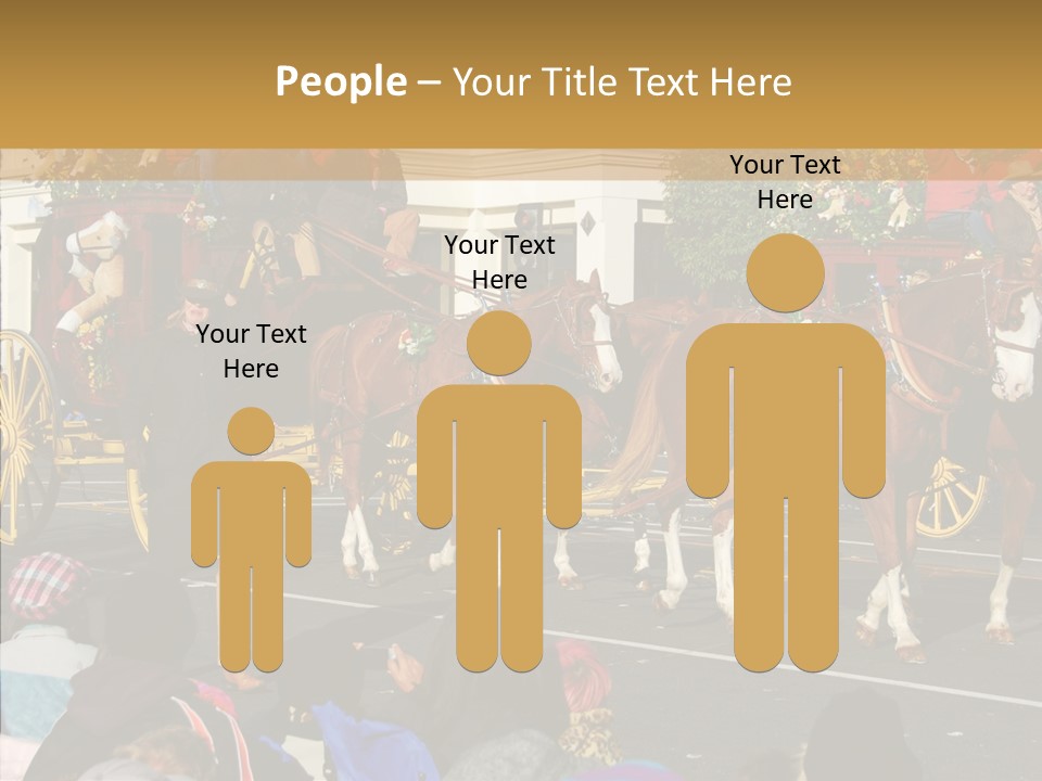 Senior  Closeup Hold PowerPoint Template