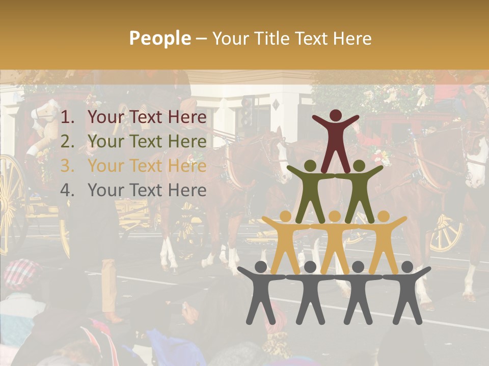 Senior  Closeup Hold PowerPoint Template