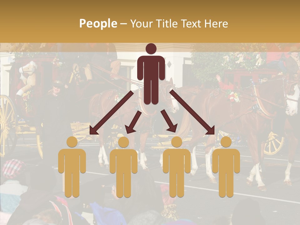 Senior  Closeup Hold PowerPoint Template