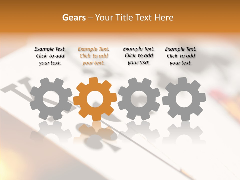 Hand Old Two PowerPoint Template