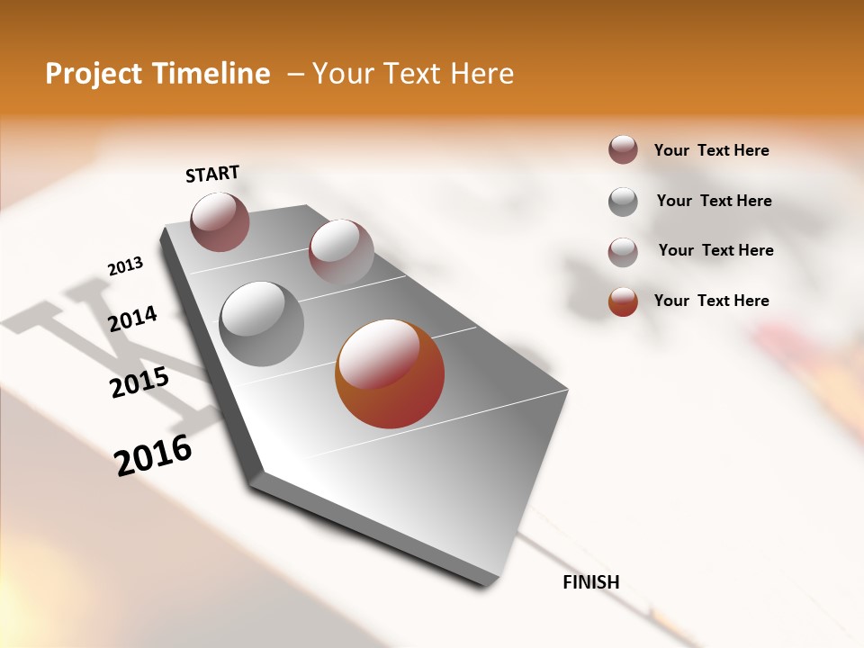 Hand Old Two PowerPoint Template