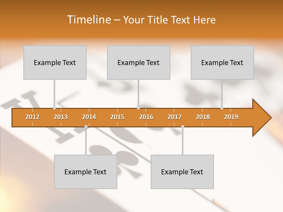 Hand Old Two PowerPoint Template