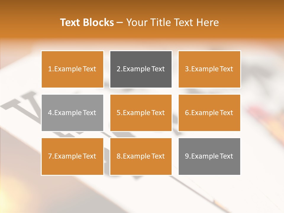 Hand Old Two PowerPoint Template