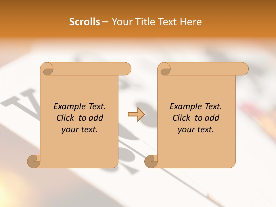 Hand Old Two PowerPoint Template