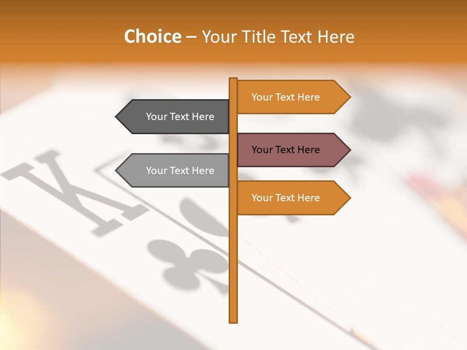 Hand Old Two PowerPoint Template