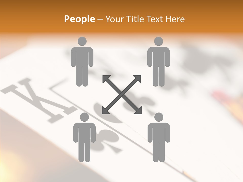 Hand Old Two PowerPoint Template