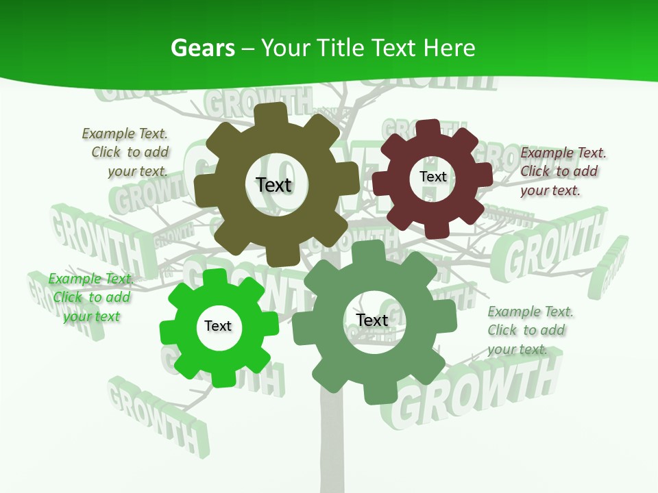 Helping Hand Aging Closeup PowerPoint Template