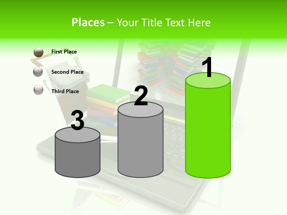 White Background Holding Hands Elder PowerPoint Template