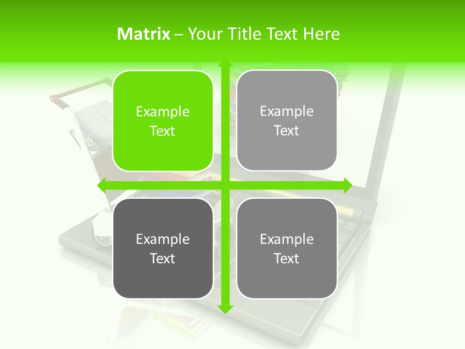 White Background Holding Hands Elder PowerPoint Template