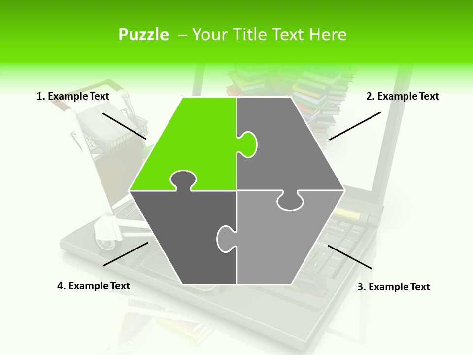 White Background Holding Hands Elder PowerPoint Template