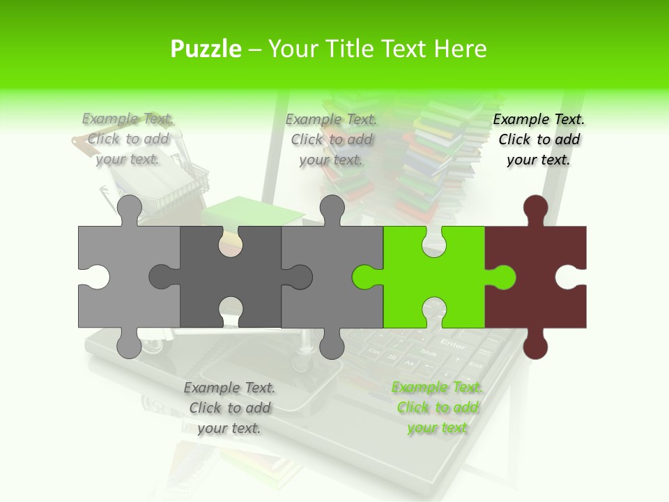 White Background Holding Hands Elder PowerPoint Template