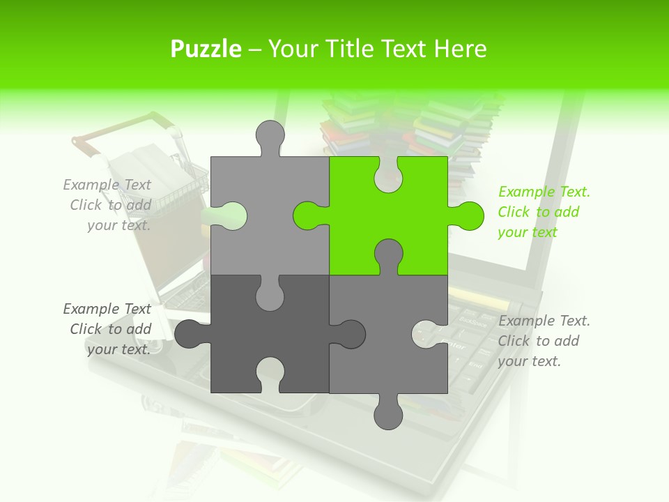 White Background Holding Hands Elder PowerPoint Template