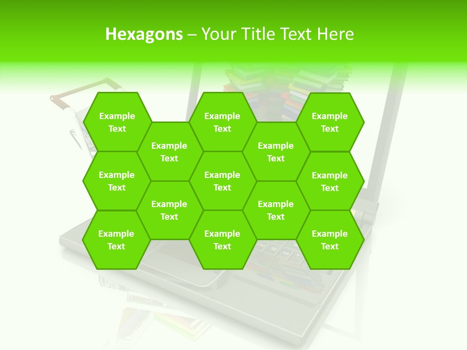 White Background Holding Hands Elder PowerPoint Template