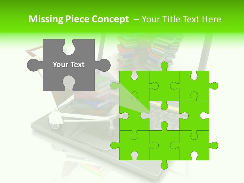 White Background Holding Hands Elder PowerPoint Template