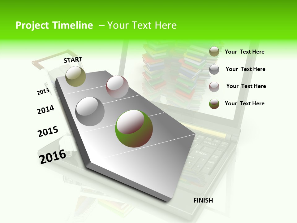 White Background Holding Hands Elder PowerPoint Template