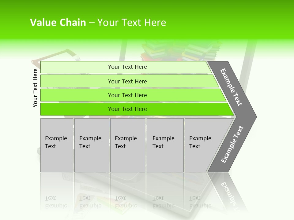 White Background Holding Hands Elder PowerPoint Template