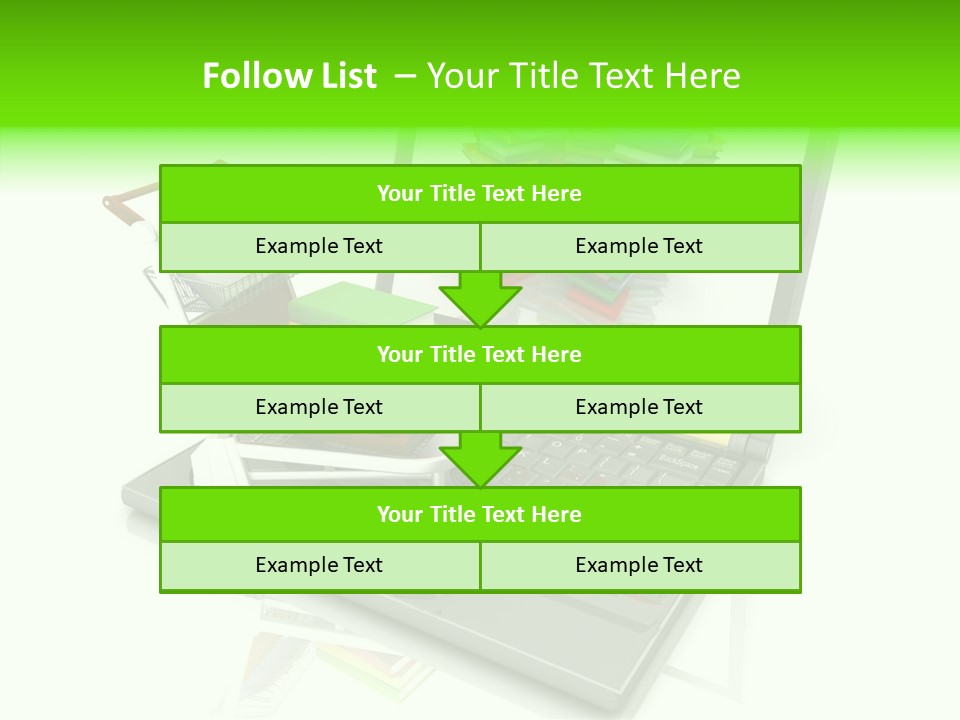 White Background Holding Hands Elder PowerPoint Template