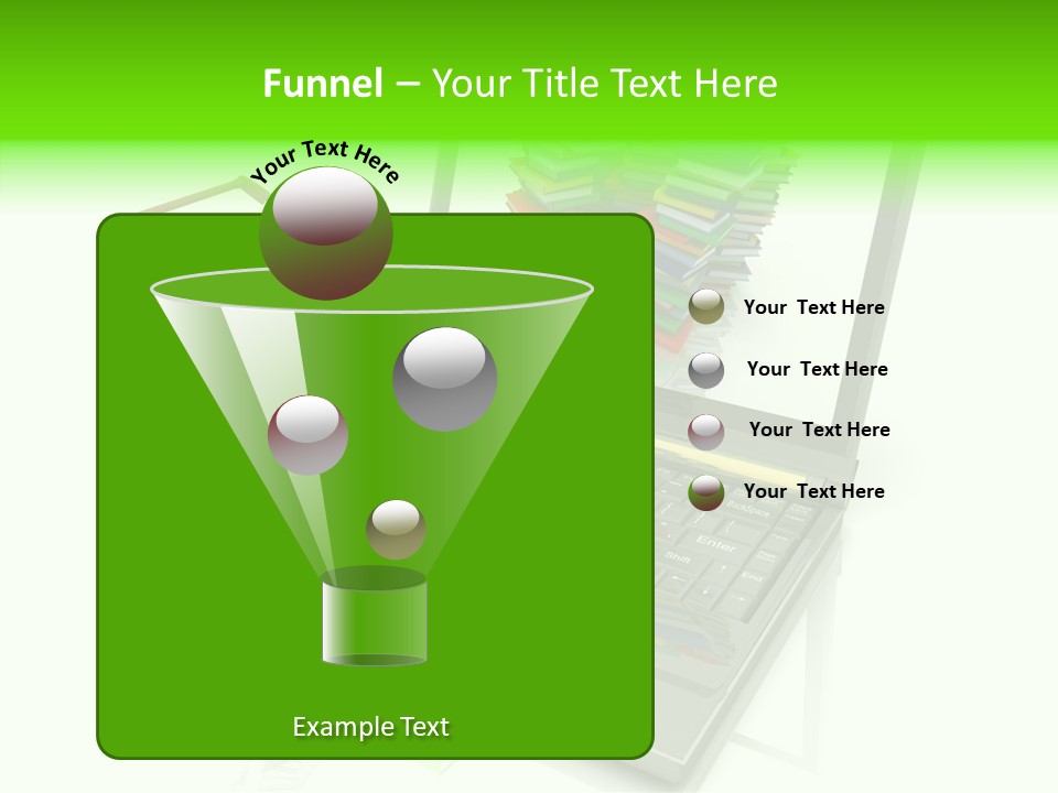 White Background Holding Hands Elder PowerPoint Template