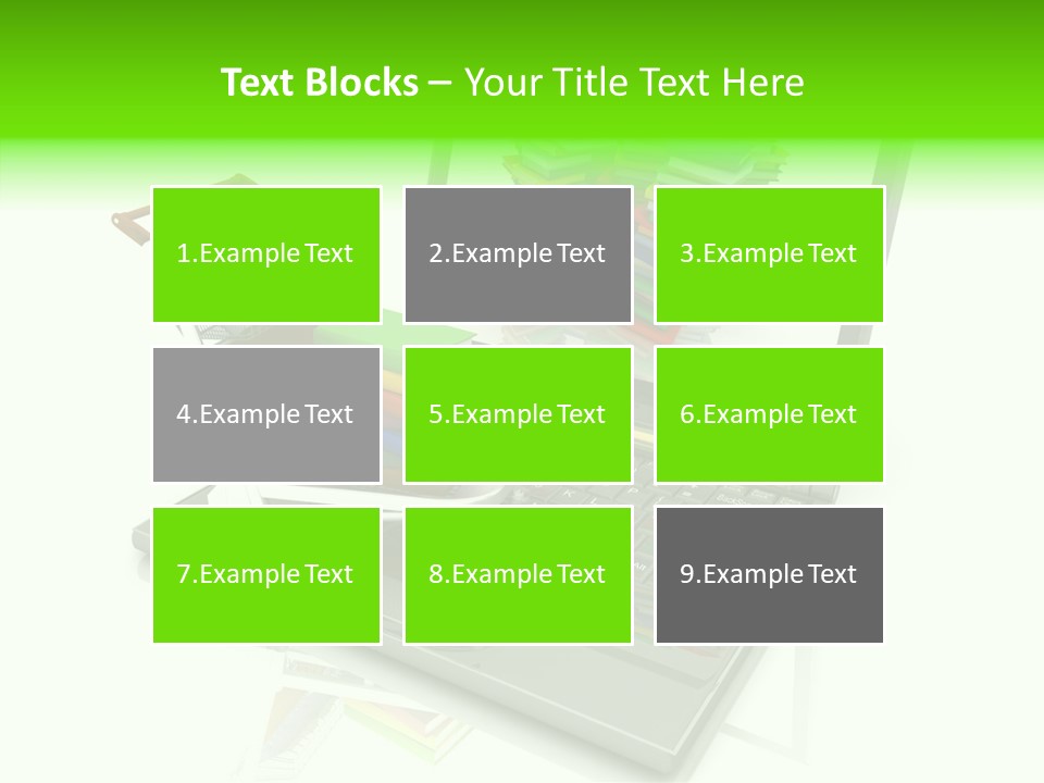 White Background Holding Hands Elder PowerPoint Template