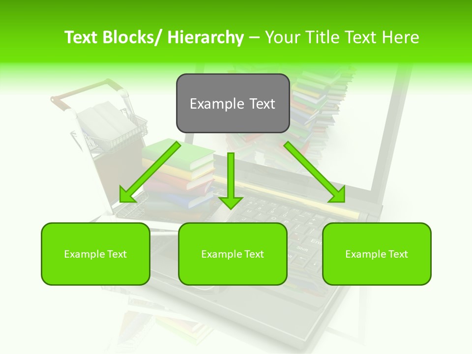 White Background Holding Hands Elder PowerPoint Template