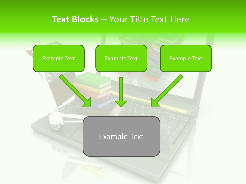 White Background Holding Hands Elder PowerPoint Template
