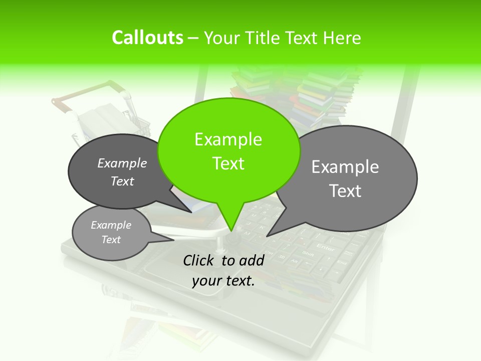 White Background Holding Hands Elder PowerPoint Template