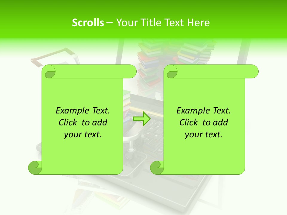 White Background Holding Hands Elder PowerPoint Template