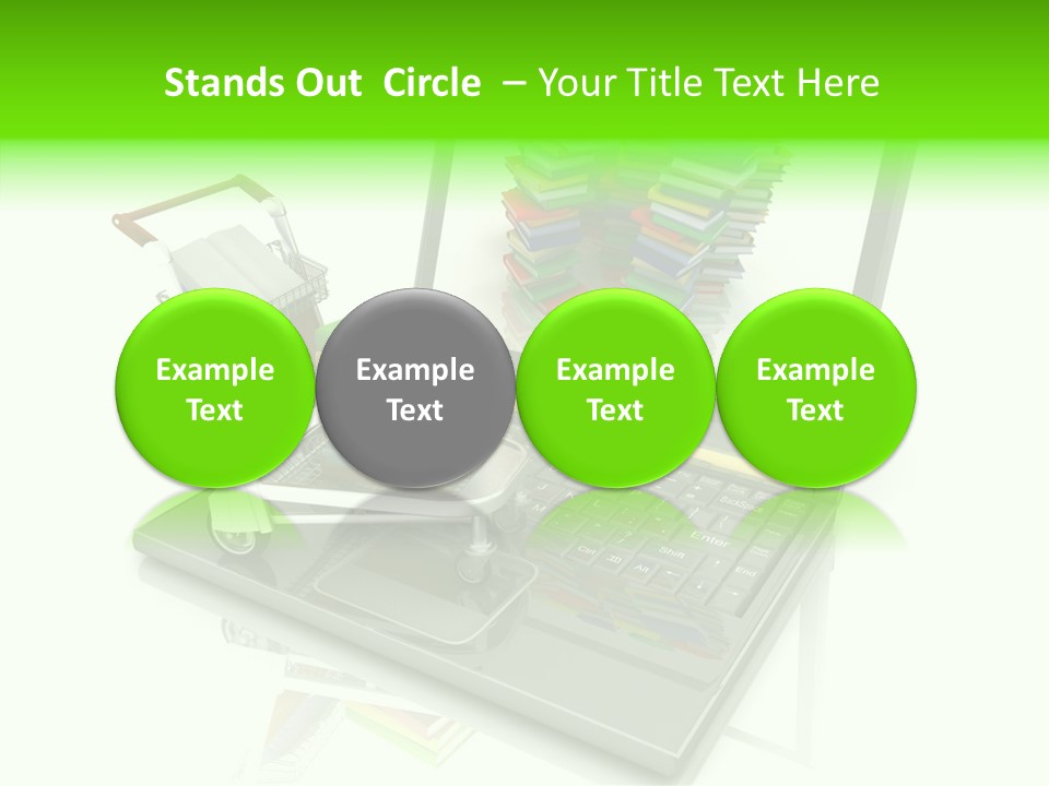 White Background Holding Hands Elder PowerPoint Template