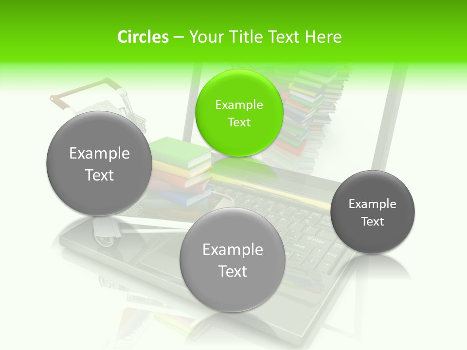 White Background Holding Hands Elder PowerPoint Template