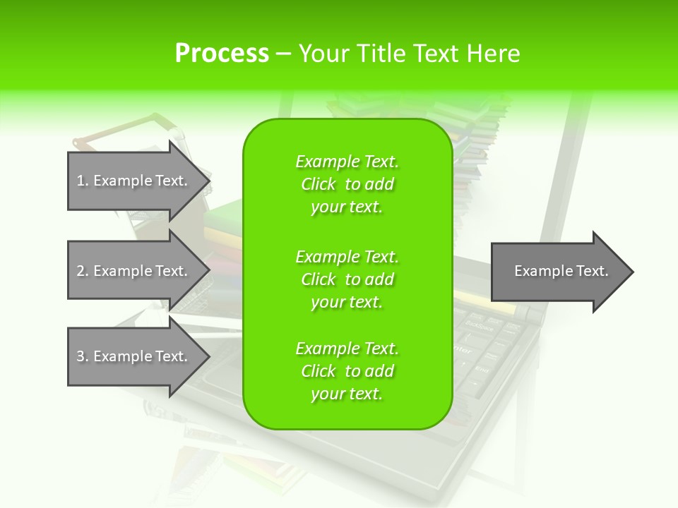 White Background Holding Hands Elder PowerPoint Template