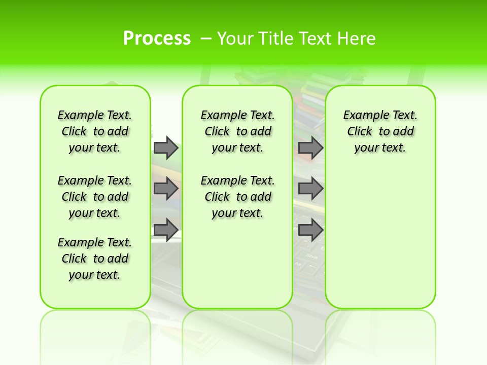 White Background Holding Hands Elder PowerPoint Template